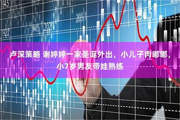 卢深策略 谢婷婷一家圣诞外出，小儿子肉嘟嘟，小7岁男友带娃熟练