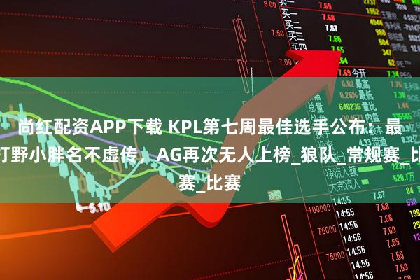 尚红配资APP下载 KPL第七周最佳选手公布：最强打野小胖名不虚传，AG再次无人上榜_狼队_常规赛_比赛